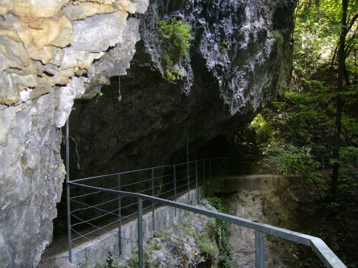 Percorso dell'Orrido del Parco Val Sanagra