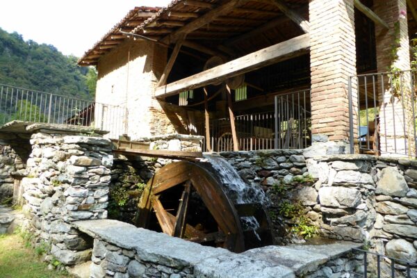 The ancient brick kiln called fornace Galli in the Val Sanagra park
