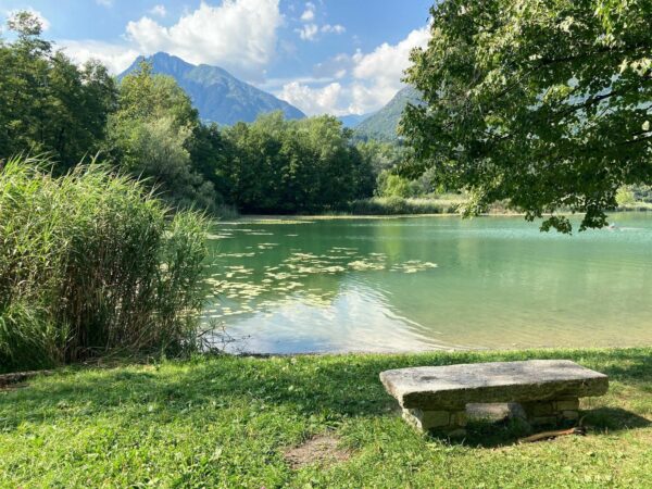 Vista del Lago di Piano riserva naturale