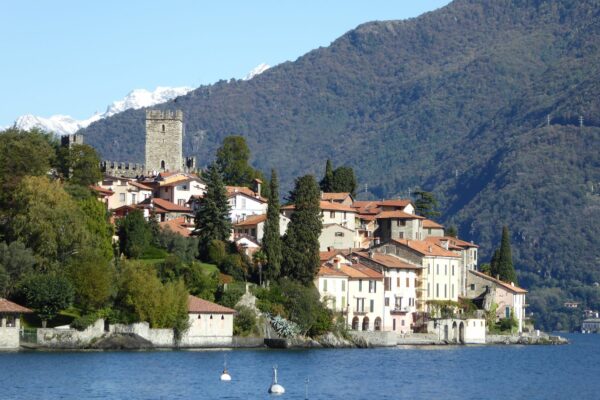 the picturesque village Rezzonico on Lake Como