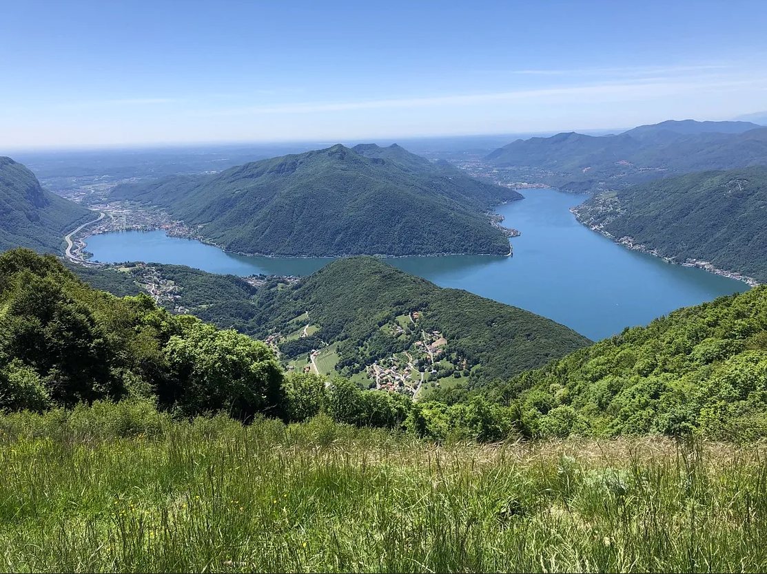 View from the peak of Monte Sighignola, Balcony of Italy