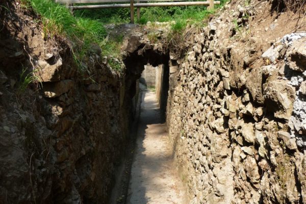 First World War trenches at Crocetta