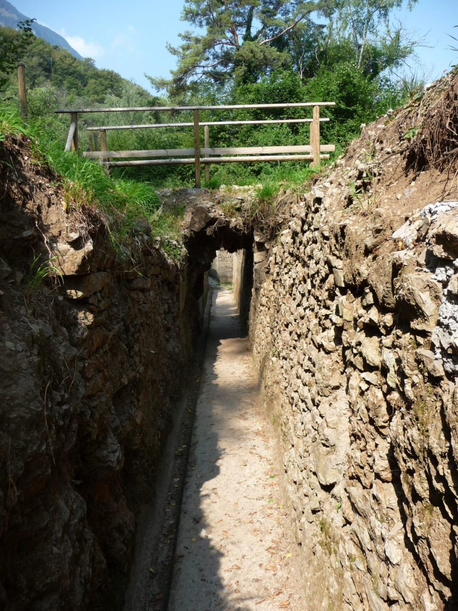 Trincea sul Monte Crocetta